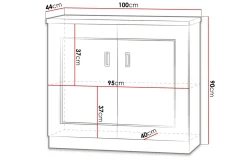 Tadeusz Skåp 100x44x90 cm