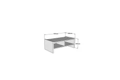 Taharoa Soffbord 90 cm