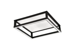 Takbelysning Eglo Macellara Svart/Vit 45x45 cm