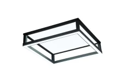Takbelysning Eglo Macellara Svart/Vit 45x45 cm