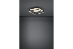 Takbelysning Eglo Macellara Svart/Vit 45x45 cm