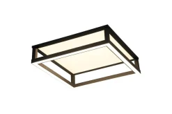 Takbelysning Eglo Macellara Svart/Vit 45x45 cm