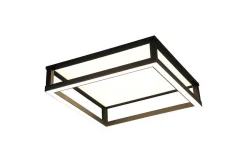 Takbelysning Eglo Macellara Svart/Vit 45x45 cm