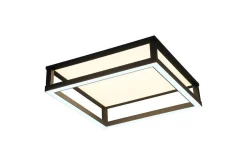 Takbelysning Eglo Macellara Svart/Vit 45x45 cm