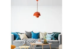 Taklampa Brena Enkelt Uttag Orange