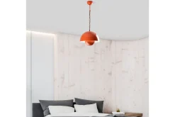 Taklampa Brena Enkelt Uttag Orange