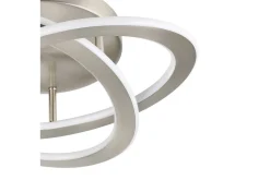 Taklampa Eglo Rolimare Nickel-Matt/Vit