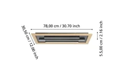 Taklampa Eglo Tirrenara 780x305 mm