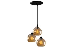 Taklampa Elanorstead Tre Rany / Svart