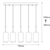Taklampa Kem Antik/Svart