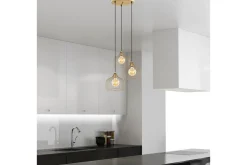Taklampa Meron Shiny Gold Circle