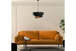 Taklampa Miwako Svart