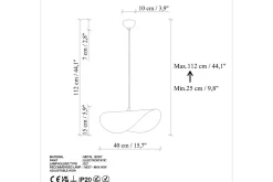 Taklampa Pelyn Mint