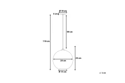 Taklampa Sessera 15 cm