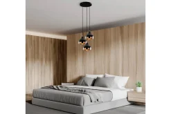 Taklampa Sood Koppar / Svart