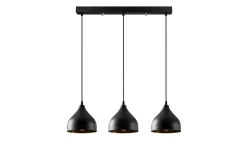 Taklampa Thela Triple Svart