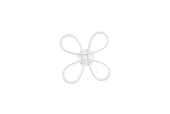 Taklampa TRIO Fly 40 cm, Mattvit