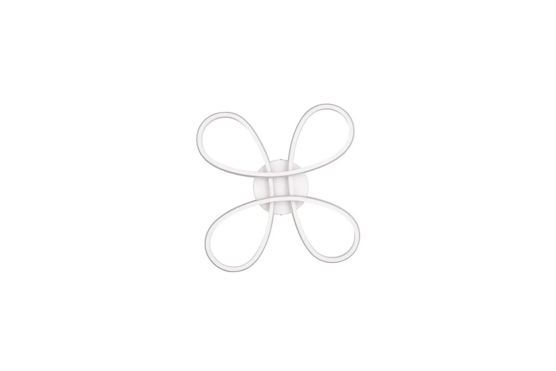 Taklampa TRIO Fly 40 cm, Mattvit