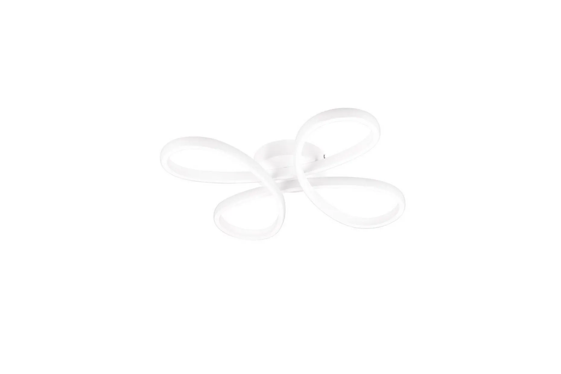Taklampa TRIO Fly 40 cm, Mattvit
