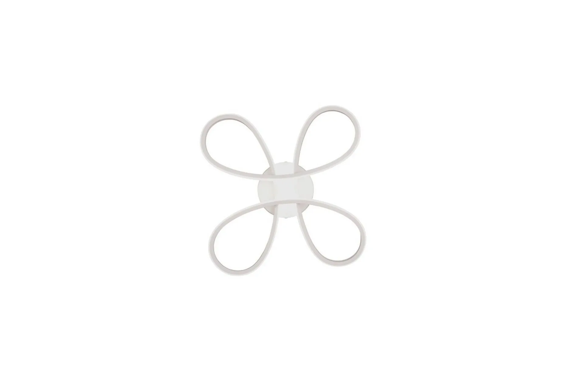 Taklampa TRIO Fly 40 cm, Mattvit