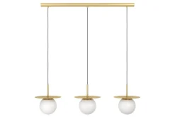 Takpendel Eglo Arenales Mässing/Opalvit med 3 Lampor