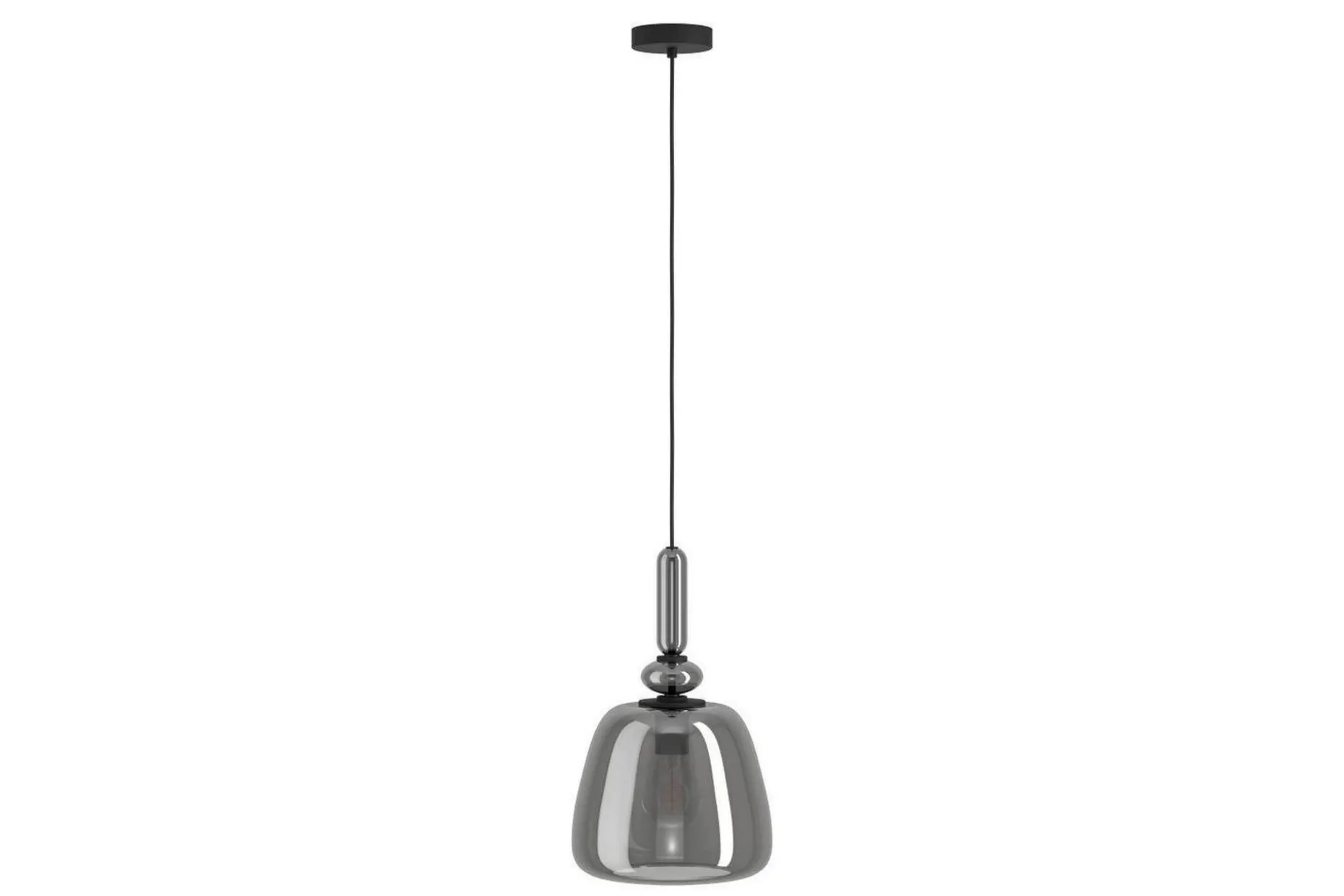 Takpendel Eglo Bovino Svart/Transparent