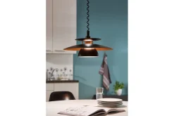 Takpendel Eglo Brenda Höjdjusterbar Svart, Koppar