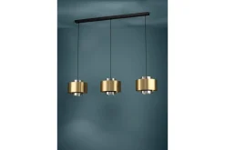 Takpendel Eglo Duglia Transparent/Guld med 3 Lampor