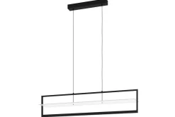 Takpendel Eglo Farneta Svart/Satin Ram