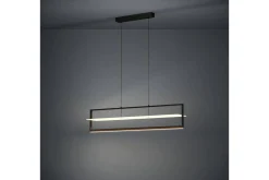 Takpendel Eglo Farneta Svart/Satin Ram