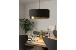 Takpendel Eglo Manderline Svart/Mässing 56 cm