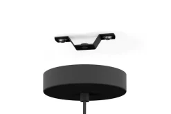 Takpendel Eglo Polverara Svart/Amber 1 Lampa