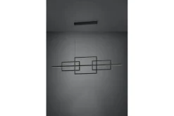 Takpendel Eglo Puebla Svart/Vit 150 cm