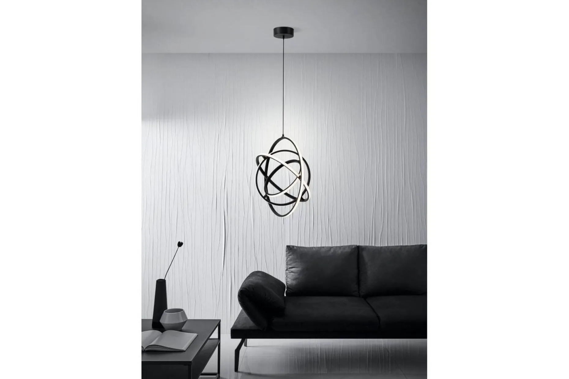 Takpendel Eglo Retornio Svart/Vit 58 cm