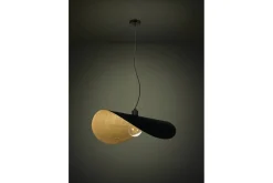 Takpendel Eglo Saceda Svart/Guld 55x200 cm
