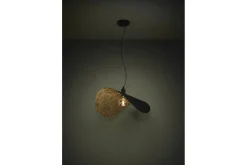 Takpendel Eglo Saceda Svart/Guld 55x200 cm