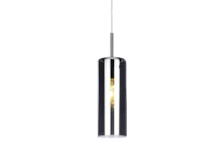 Takpendel Eglo Selvino med 3 Lampor Nickel-Matt Svart-Transparent