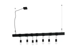 Takpendel Eglo Townshend-B Svart 7 Lampor