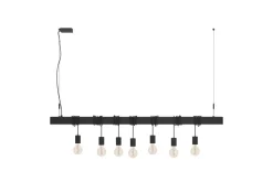 Takpendel Eglo Townshend-B Svart 7 Lampor