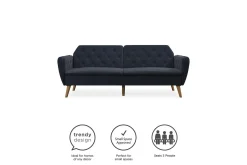 Tallulah 2-sits Bäddsoffa Marinblå
