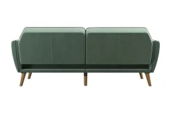 Tallulah 2-sits Bäddsoffa Sammet/Ljusgrön