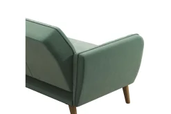 Tallulah 2-sits Bäddsoffa Sammet/Ljusgrön