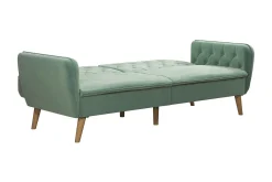 Tallulah 2-sits Bäddsoffa Sammet/Ljusgrön