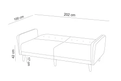 Tamatha Bäddsoffa 3-sits