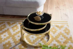 Tarwater Soffbord 58 cm med Förvaring Hyllor Runt