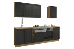 Templemore Möbelset För Kök & Matplats Black/Wood