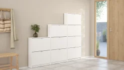 Tenor Skoskåp med 2 fack 70x16x85 cm
