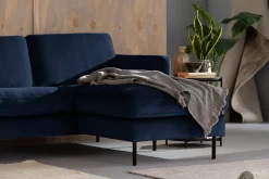 Teodin Sammetssoffa 2-sits med Divan Höger
