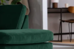 Teodin 2,5-sits Sammetssoffa med Schäslong Höger