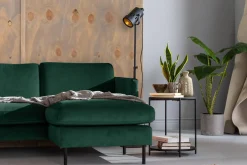 Teodin U-soffa med Divan Sammet Höger